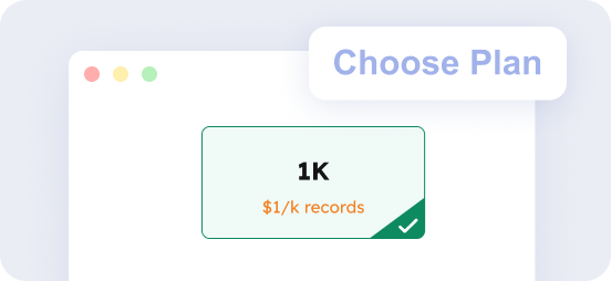 Get 1K plan with $1 credit